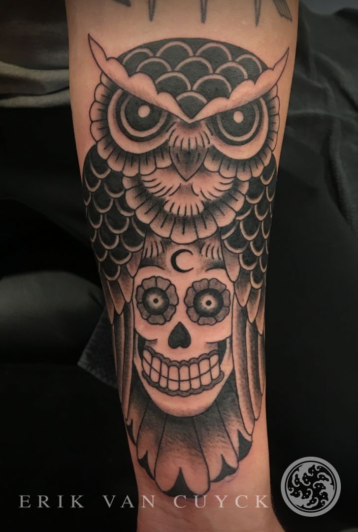 Top 12 Owl and Skull Tattoo Ideas  PetPress